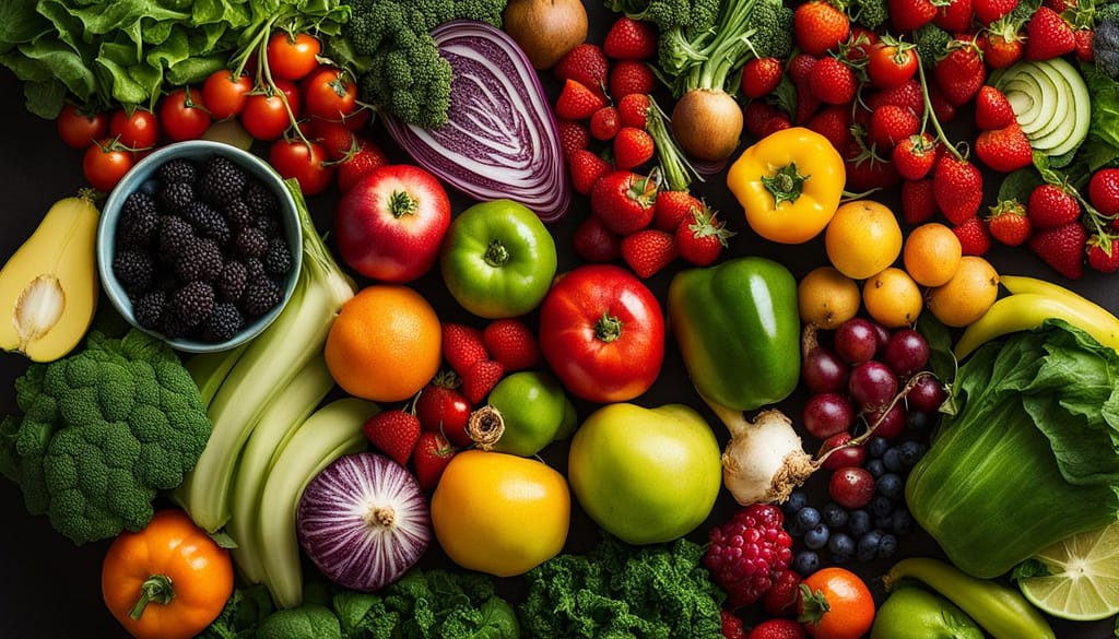 Vegetables and fruits