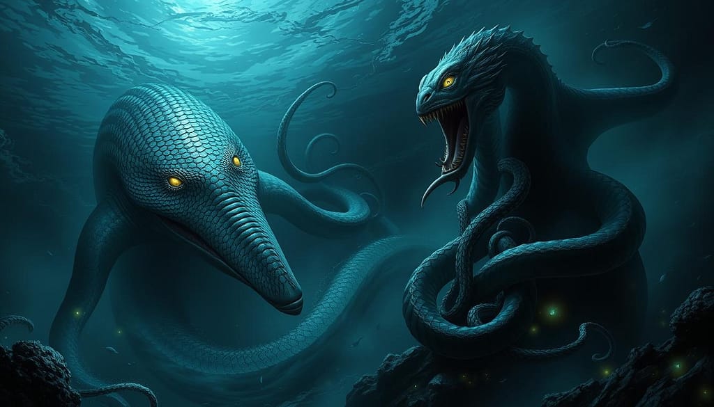 comparison of sea monsters