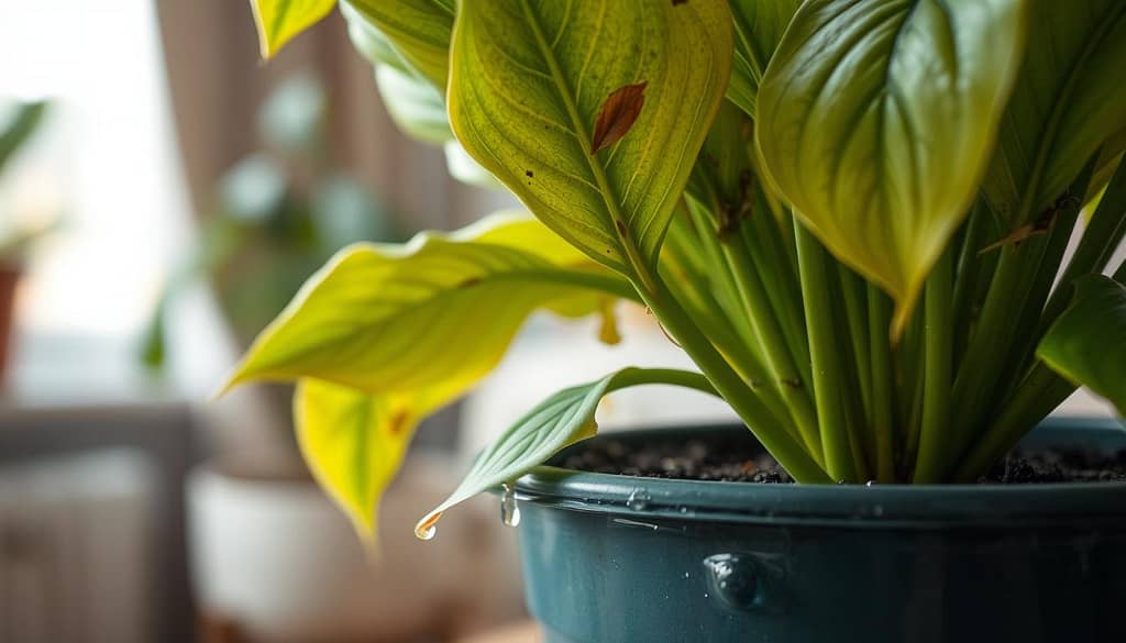 over-watering signs