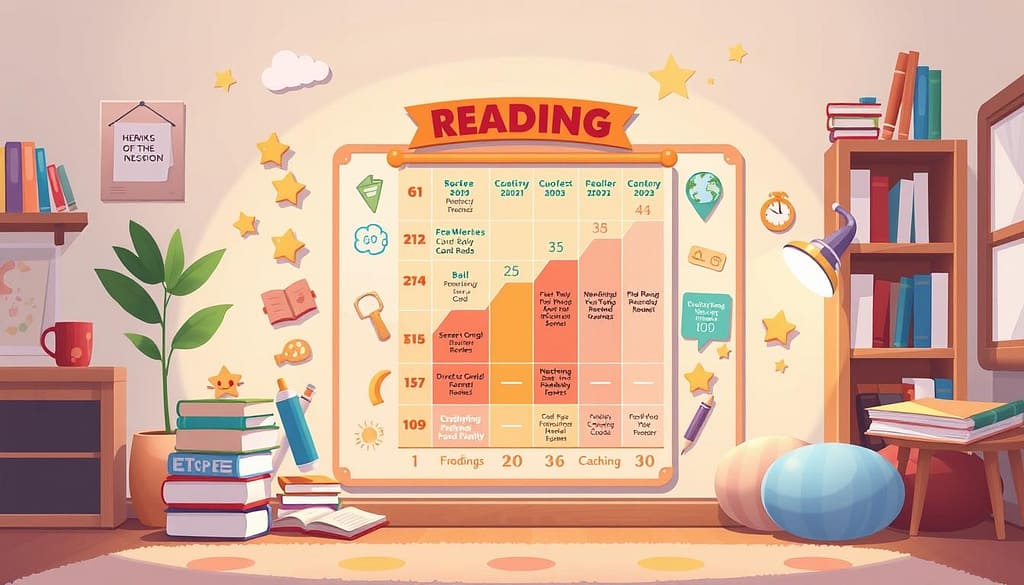 tracking progress in reading milestones