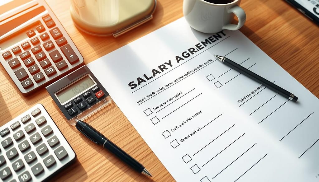 written salary agreement