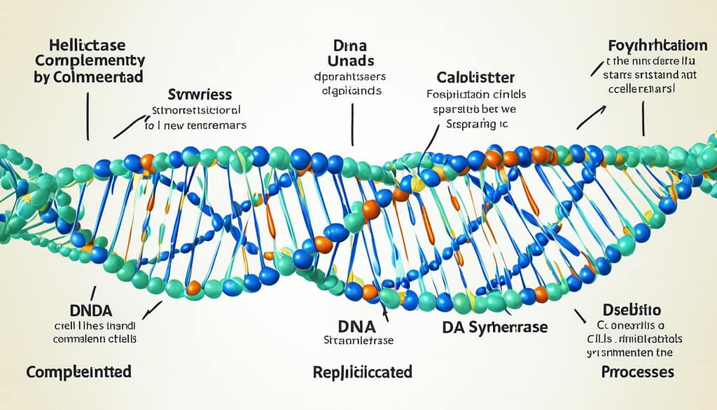 DNA replication and cell division processes