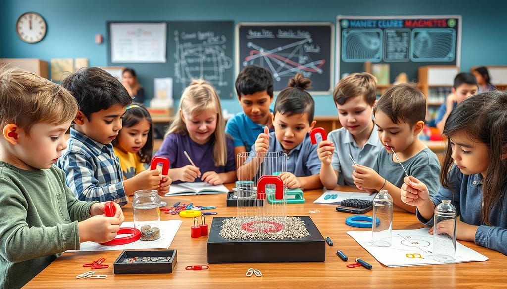 Hands-on experiments in STEM education related to magnetism